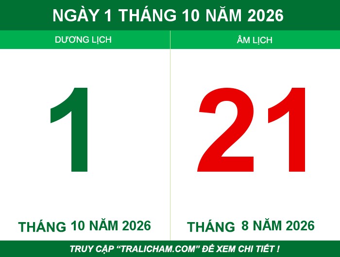 Ngày 1 tháng 10 năm 2026