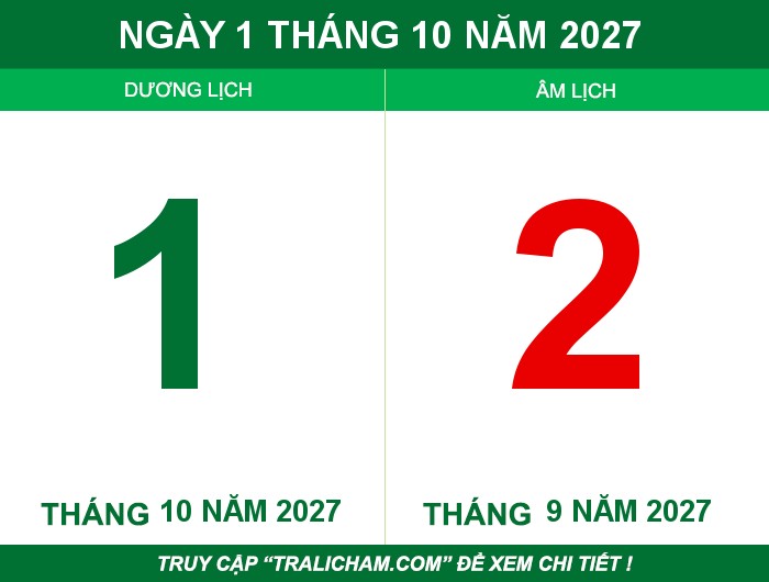 Ngày 1 tháng 10 năm 2027