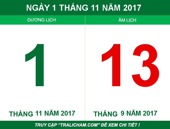 Ngày 1 tháng 11 năm 2017