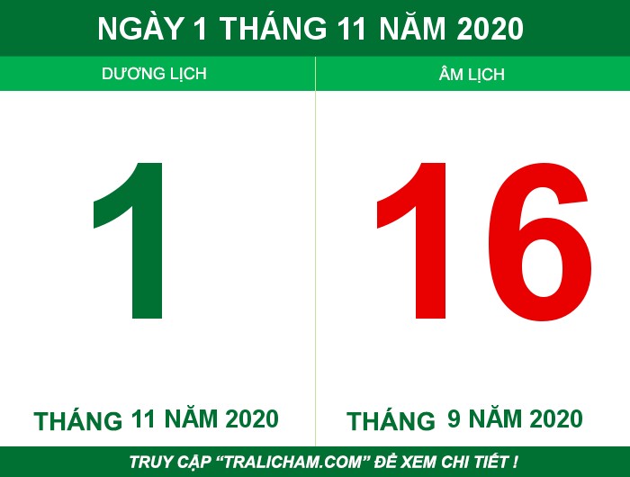 Ngày 1 tháng 11 năm 2020