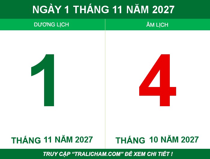 Ngày 1 tháng 11 năm 2027