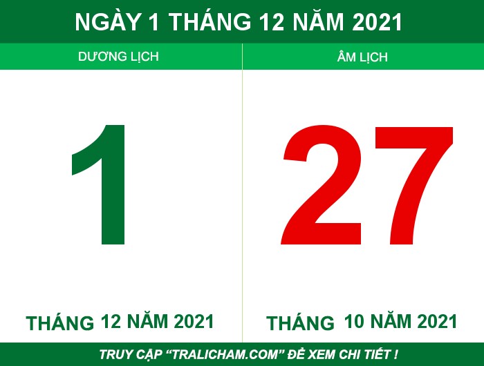 Ngày 1 tháng 12 năm 2021