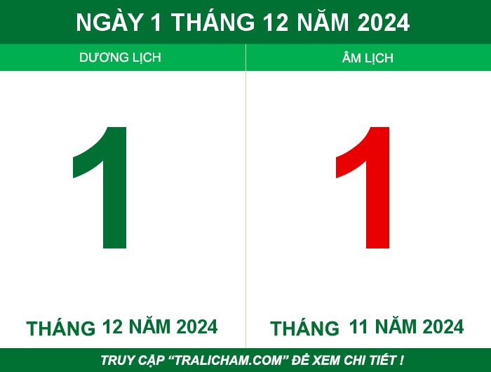 Ngày 1 tháng 12 năm 2024