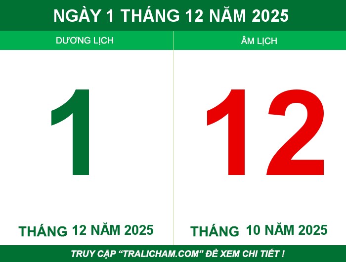 Ngày 1 tháng 12 năm 2025