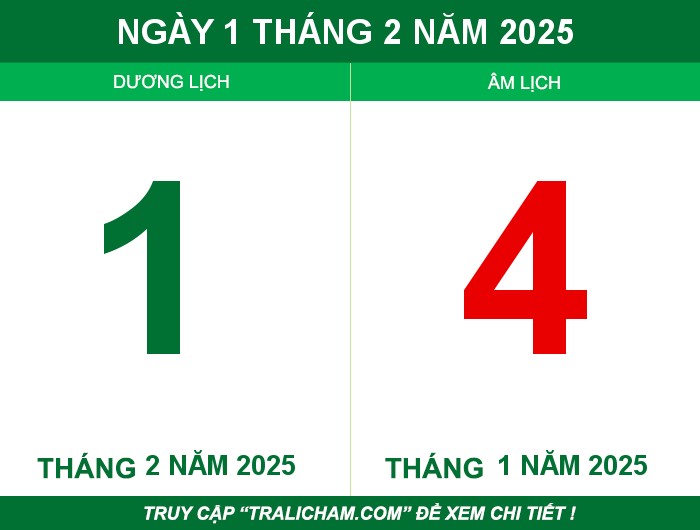 Ngày 1 tháng 2 năm 2025