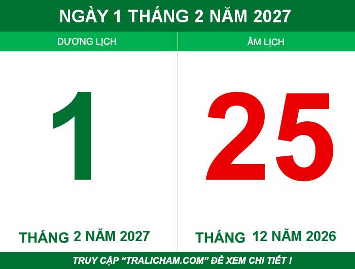 Ngày 1 tháng 2 năm 2027