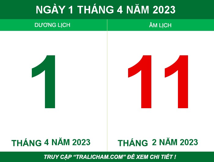 Ngày 1 tháng 4 năm 2023