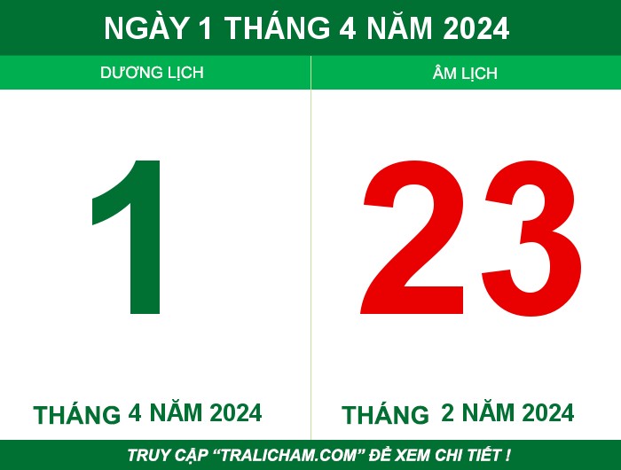 Ngày 1 tháng 4 năm 2024