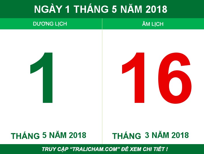 Ngày 1 tháng 5 năm 2018