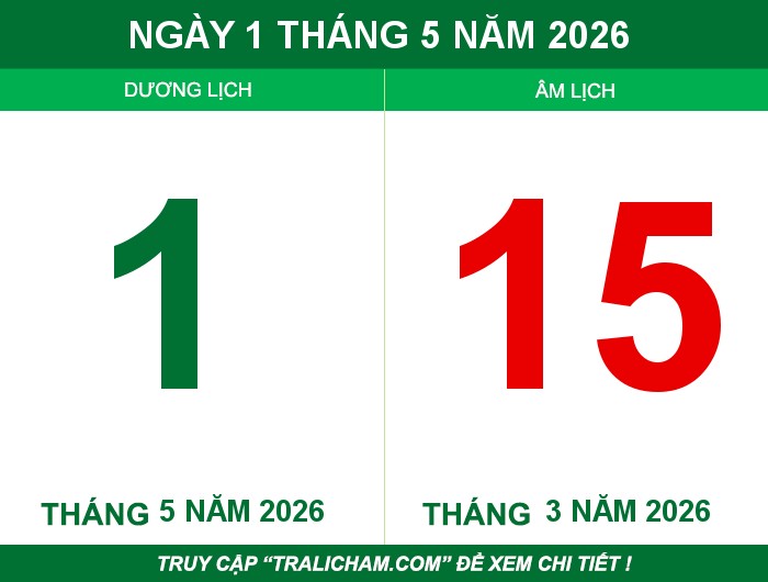 Ngày 1 tháng 5 năm 2026