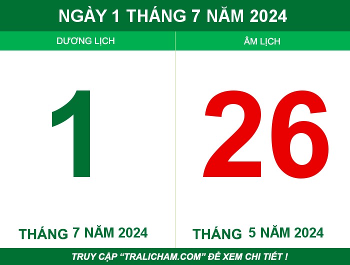 Ngày 1 tháng 7 năm 2024