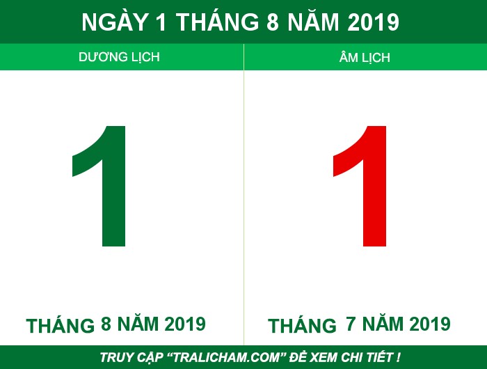 Ngày 1 tháng 8 năm 2019