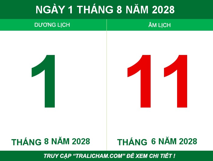 Ngày 1 tháng 8 năm 2028
