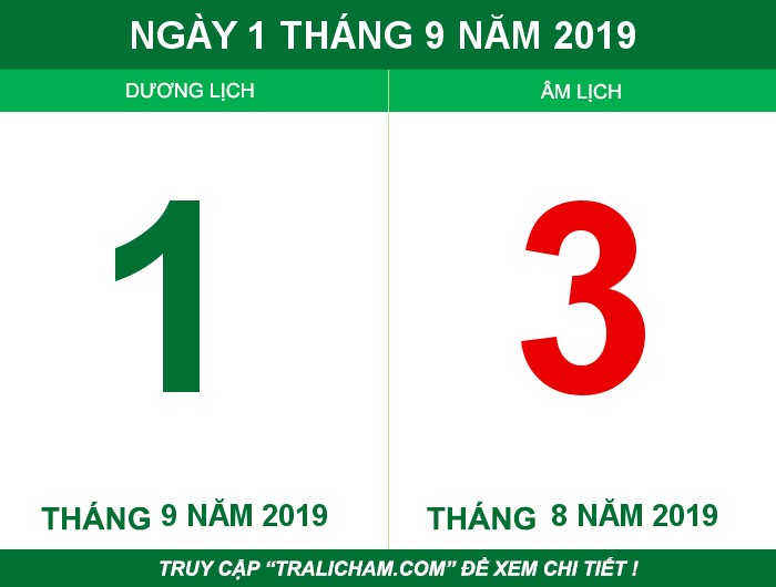 Ngày 1 tháng 9 năm 2019