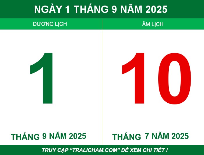 Ngày 1 tháng 9 năm 2025