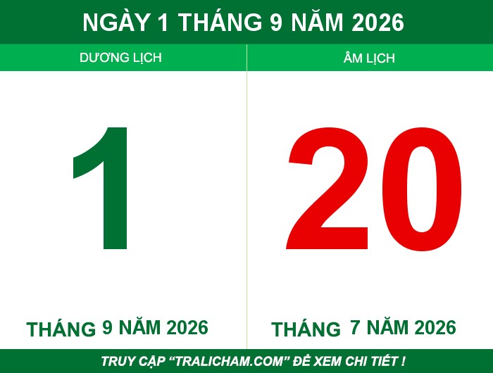 Ngày 1 tháng 9 năm 2026