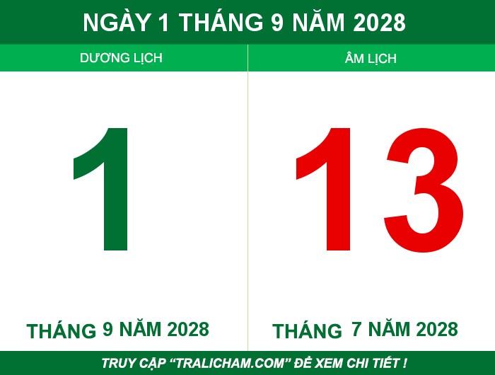 Ngày 1 tháng 9 năm 2028