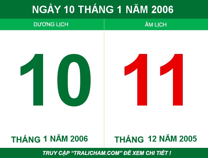 Ngày 10 tháng 1 năm 2006