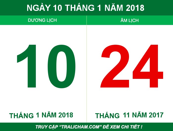 Ngày 10 tháng 1 năm 2018