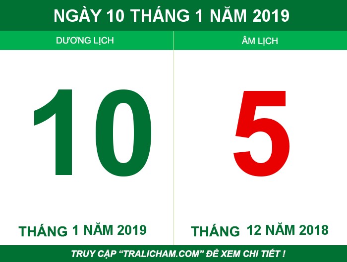 Ngày 10 tháng 1 năm 2019