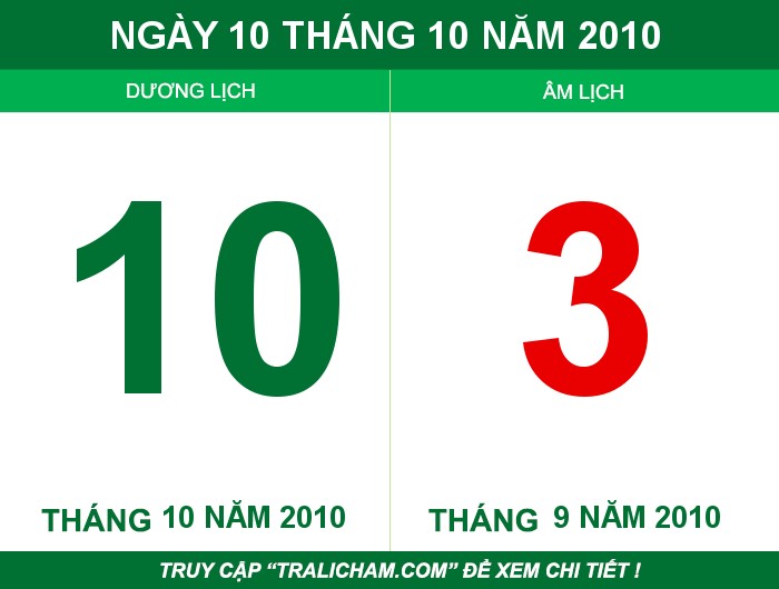 Ngày 10 tháng 10 năm 2010