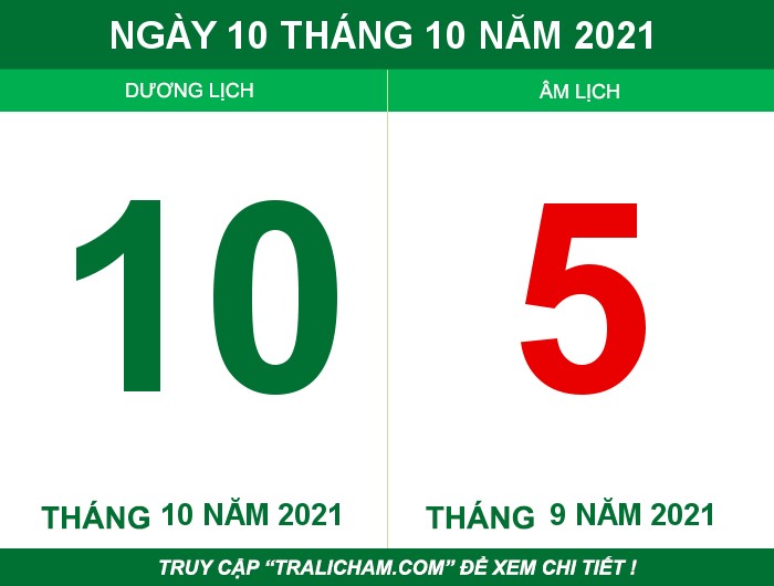 Ngày 10 tháng 10 năm 2021