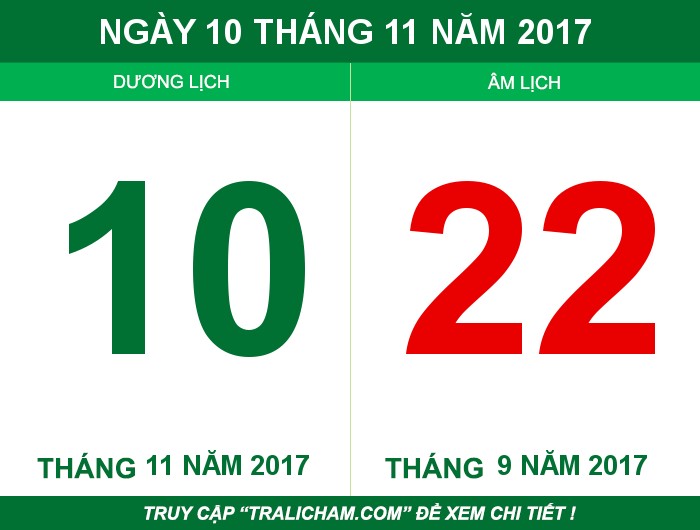 Ngày 10 tháng 11 năm 2017