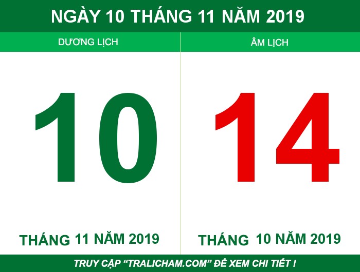 Ngày 10 tháng 11 năm 2019