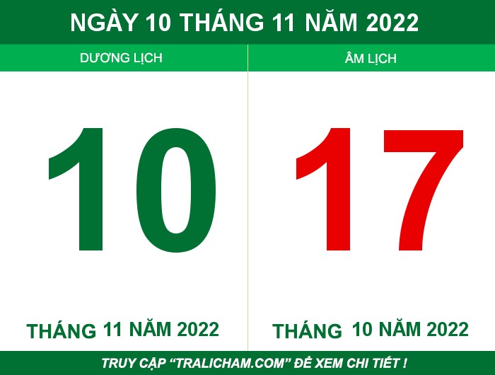 Ngày 10 tháng 11 năm 2022