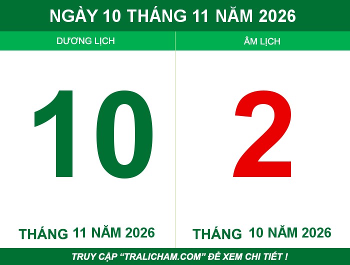 Ngày 10 tháng 11 năm 2026