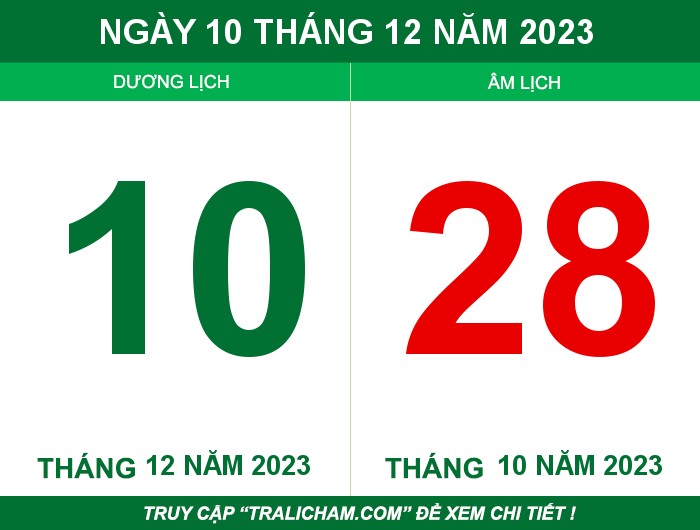 Ngày 10 tháng 12 năm 2023