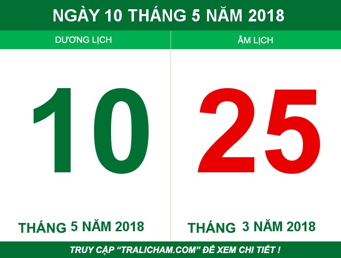 Ngày 10 tháng 5 năm 2018
