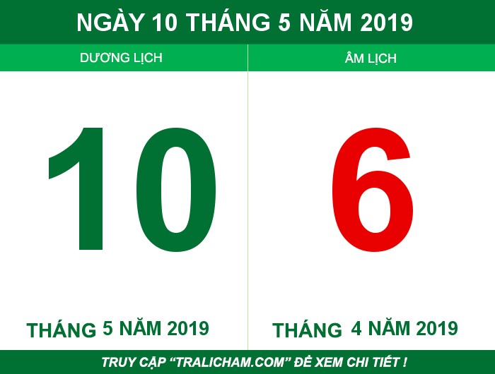 Ngày 10 tháng 5 năm 2019