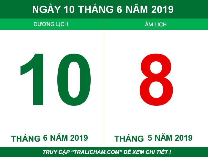 Ngày 10 tháng 6 năm 2019