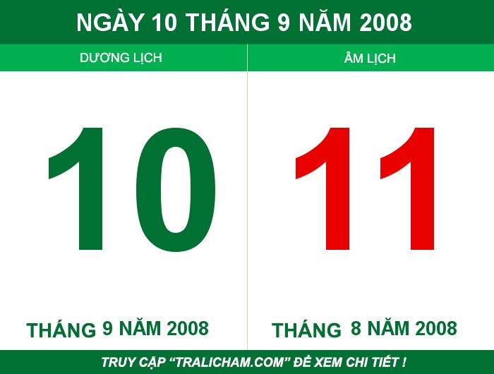 Ngày 10 tháng 9 năm 2008
