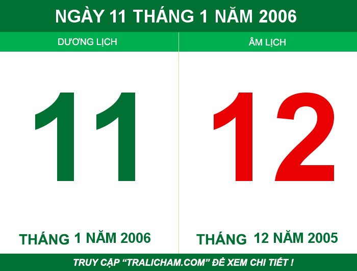 Ngày 11 tháng 1 năm 2006