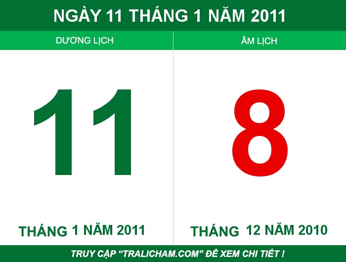 Ngày 11 tháng 1 năm 2011