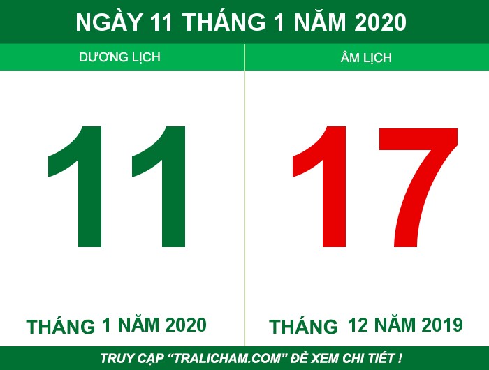 Ngày 11 tháng 1 năm 2020