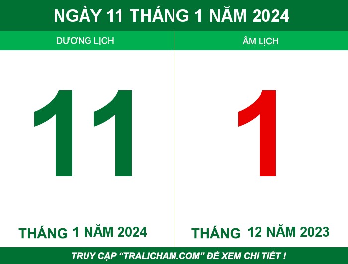 Ngày 11 tháng 1 năm 2024