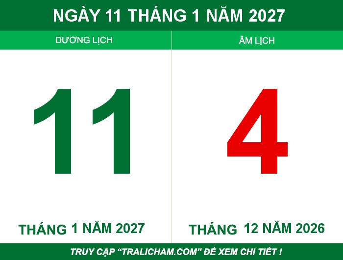 Ngày 11 tháng 1 năm 2027