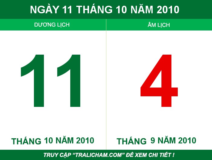 Ngày 11 tháng 10 năm 2010