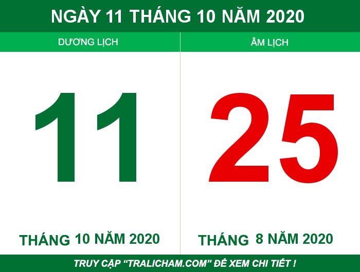 Ngày 11 tháng 10 năm 2020