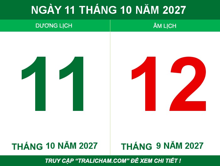 Ngày 11 tháng 10 năm 2027