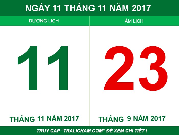 Ngày 11 tháng 11 năm 2017