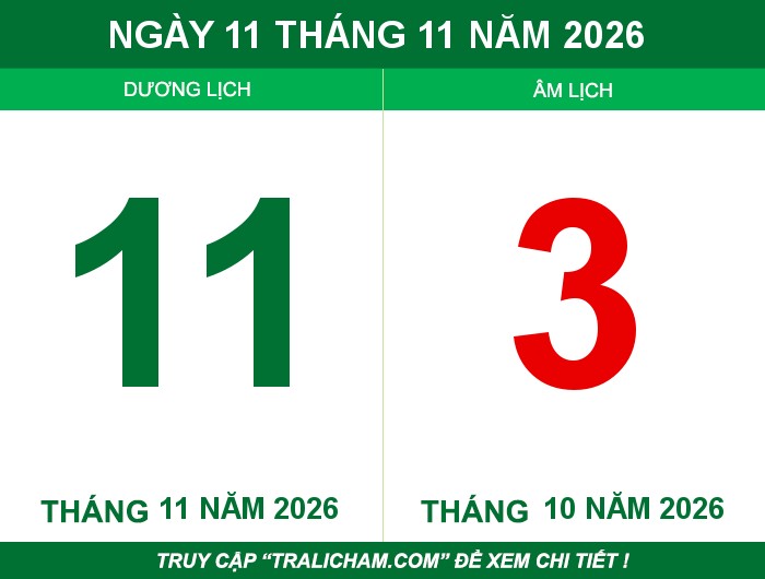 Ngày 11 tháng 11 năm 2026