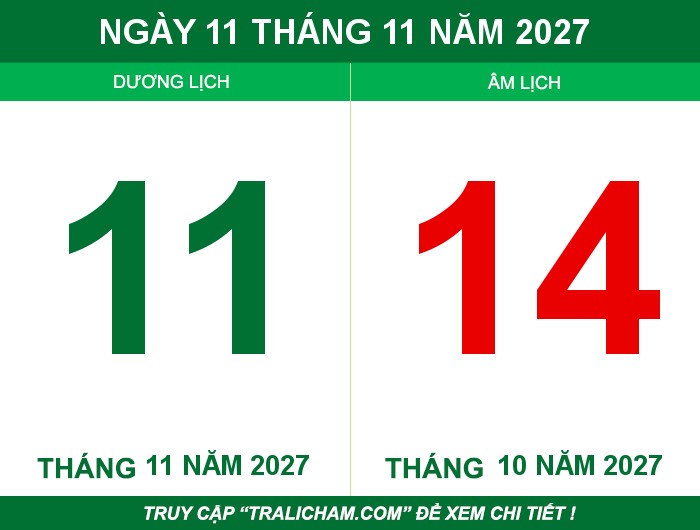 Ngày 11 tháng 11 năm 2027