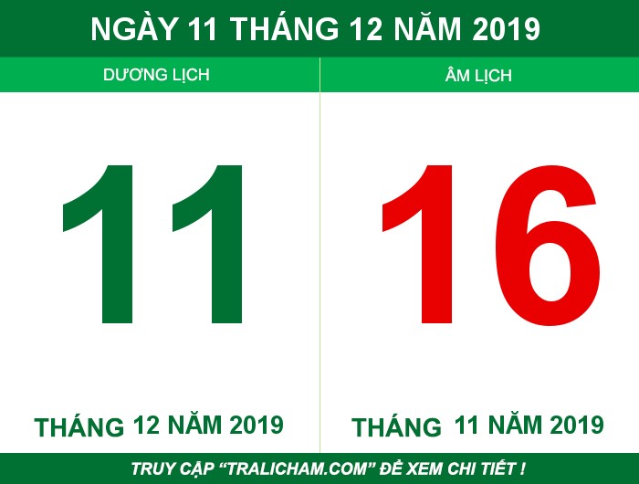Ngày 11 tháng 12 năm 2019