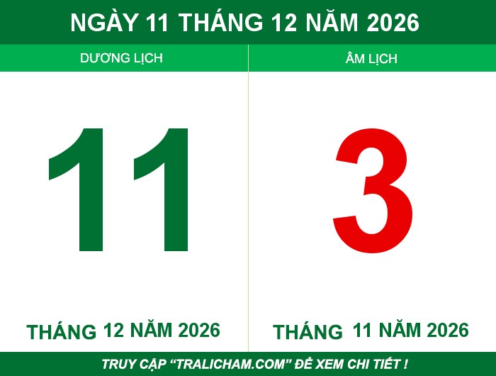 Ngày 11 tháng 12 năm 2026