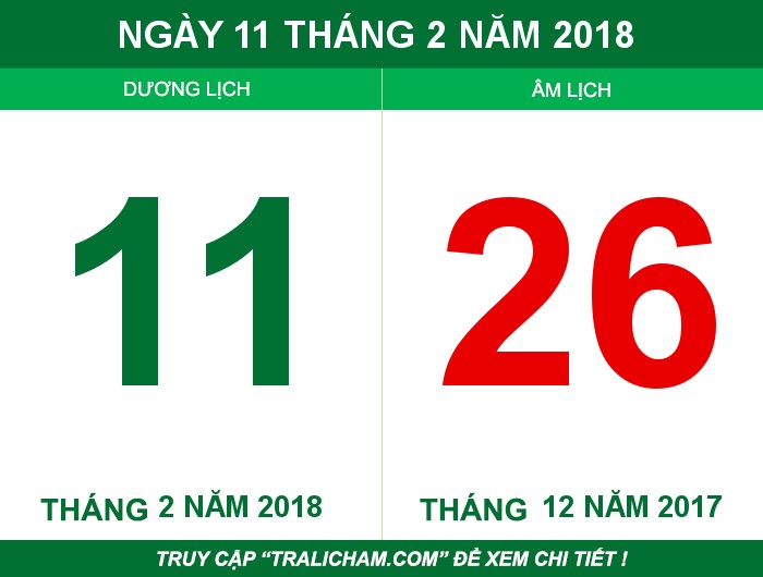 Ngày 11 tháng 2 năm 2018