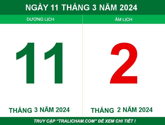 Ngày 11 tháng 3 năm 2024